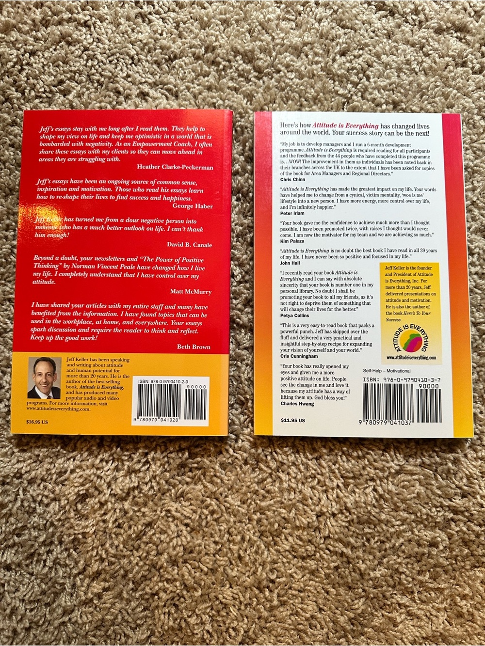 "Here's To Your Success" & “Attitude Is Everything” book lot of 2 - soft covers - Picture 2 of 13